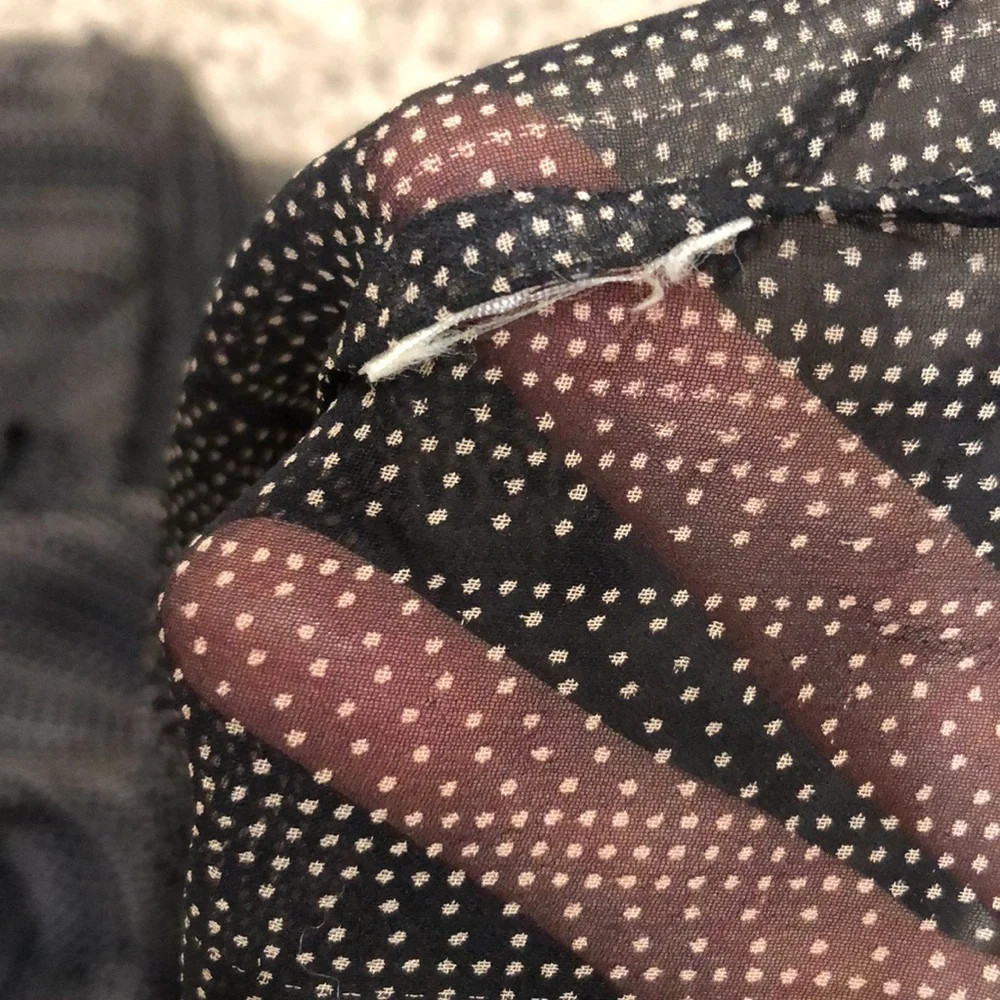 Theory Black Sheer Blouse - Picture 7 of 10